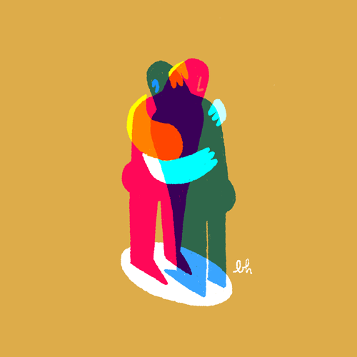 il calore di un abbraccio